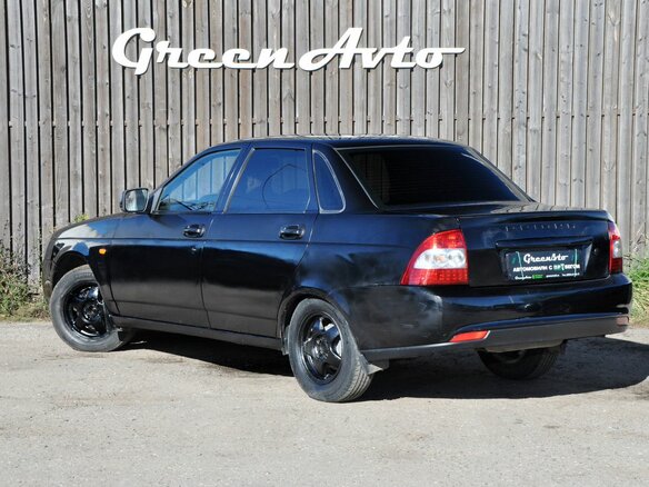 2010 Lada (ВАЗ) Priora Premier I, чёрный, 210000 рублей - вид 5