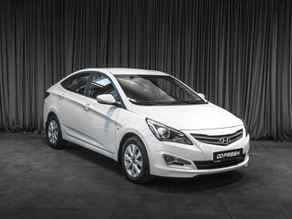 2016 Hyundai Solaris I Рестайлинг, белый, 1119000 рублей, вид 1