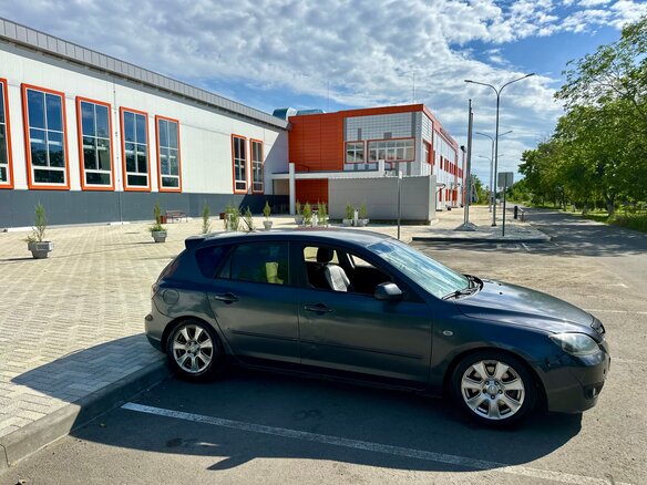 2007 Mazda 3 I (BK) Рестайлинг, серый, 320000 рублей - вид 3