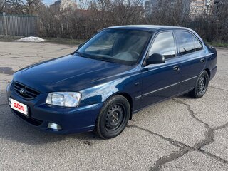 2008 Hyundai Accent ТагАЗ II, синий, 525000 рублей, вид 1