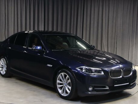 2016 BMW 5 серии 528i xDrive VI (F10/F11/F07) Рестайлинг, синий, 1799000 рублей, вид 3
