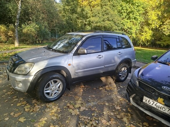 2007 Chery Tiggo (T11) I, серый, 345000 рублей - вид 6