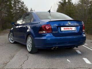 2019 Volkswagen Polo V Рестайлинг, синий, 1420000 рублей, вид 3