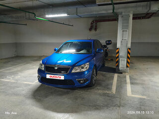 2012 Skoda Octavia RS II Рестайлинг, синий, 1350000 рублей, вид 4