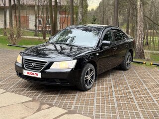 2008 Hyundai Sonata V (NF) Рестайлинг, чёрный, 500000 рублей, вид 2