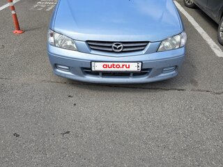 2001 Mazda Demio I (DW), голубой, 265000 рублей, вид 1