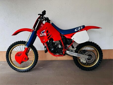 1986 Honda CR 125R, красный, 500000 рублей, вид 2