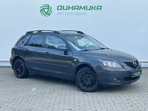2007 Mazda 3 I (BK) Рестайлинг, серый - вид 2