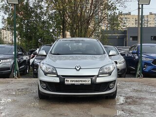 2013 Renault Megane III Рестайлинг, серебристый, 729000 рублей, вид 2