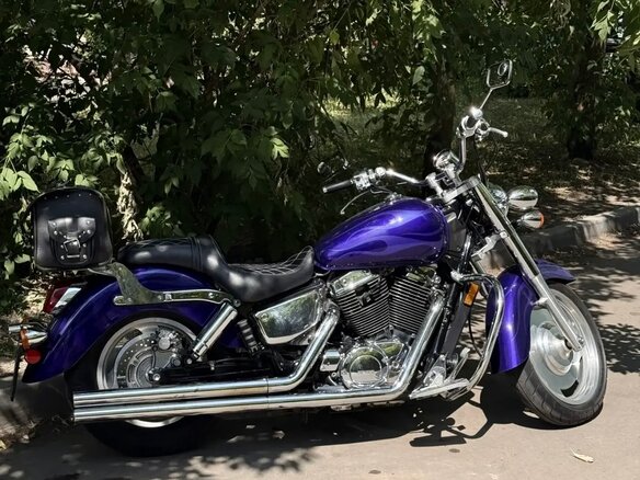 2004 Honda VT 1100, фиолетовый, 550000 рублей - вид 12
