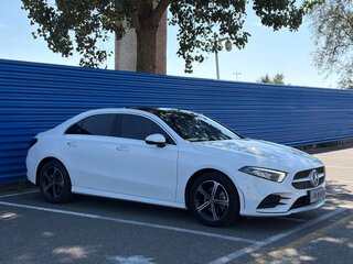 2023 Mercedes-Benz A-Класс 180 Long IV (W177) Рестайлинг, белый, 1760034 рублей, вид 2