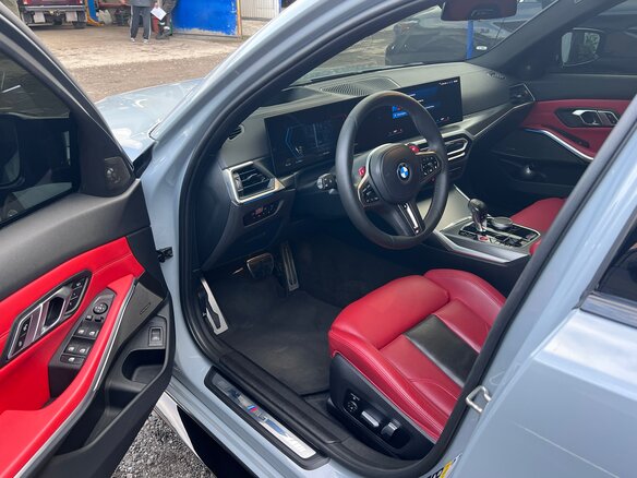 2022 BMW M3 Competition Package VI (G80), серый, 8599999 рублей - вид 3