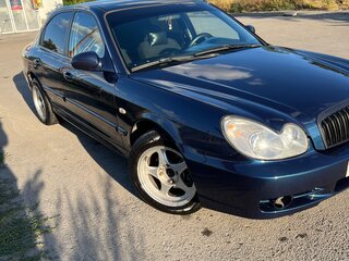 2006 Hyundai Sonata ТагАЗ IV (EF) Рестайлинг, синий, 470000 рублей, вид 1
