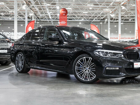 2018 BMW 5 серии 530i xDrive VII (G30/G31/G38), чёрный, 3510000 рублей, вид 5