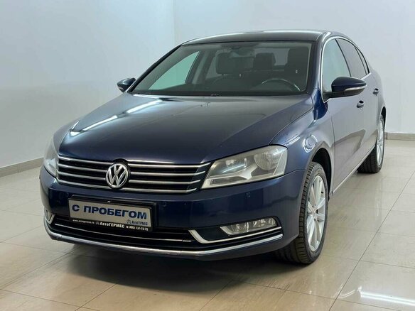 2011 Volkswagen Passat B7, синий, 850000 рублей