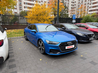 2022 Audi A7 40 TDI II (4K), синий, 5600000 рублей, вид 4