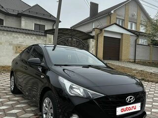 2021 Hyundai Solaris II Рестайлинг, чёрный, 1620000 рублей, вид 1