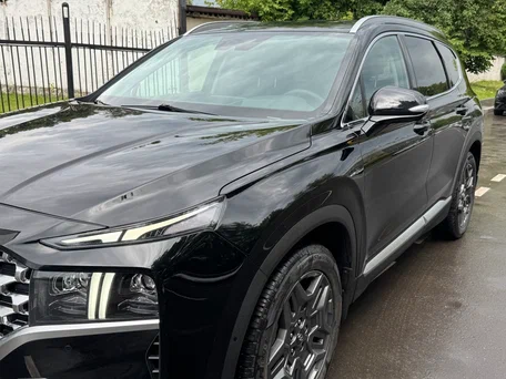 2021 Hyundai Santa Fe IV Рестайлинг, чёрный, 3450000 рублей, вид 2