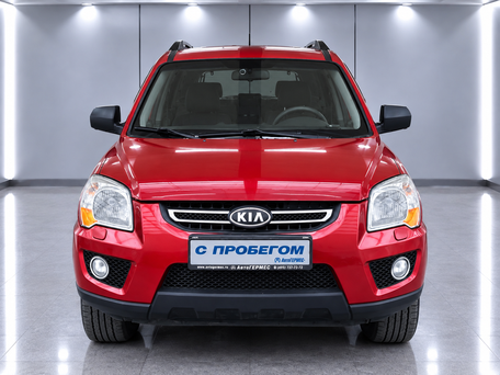 2009 Kia Sportage II Рестайлинг, красный, 720000 рублей, вид 2