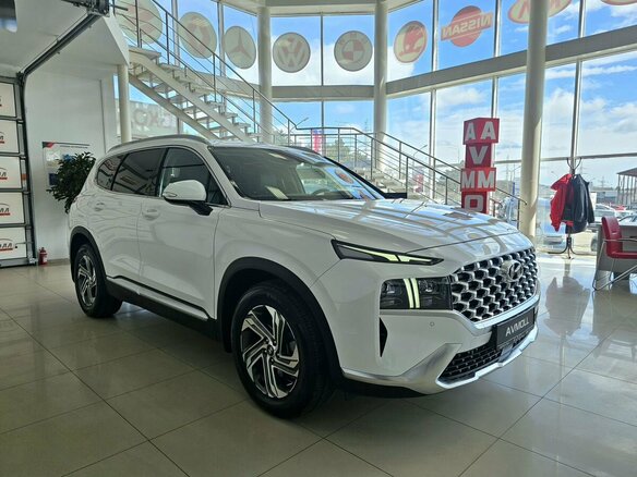 2021 Hyundai Santa Fe IV Рестайлинг, белый, 3699000 рублей - вид 5