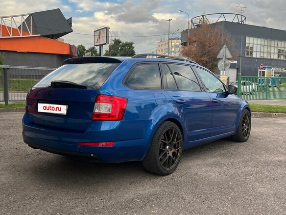 2015 Skoda Octavia III (A7), синий, 1900000 рублей - вид 4