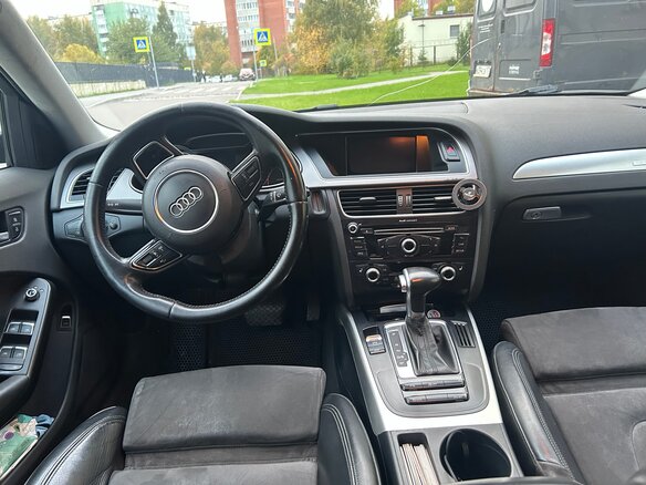 2014 Audi A4 IV (B8) Рестайлинг, серый, 1357500 рублей - вид 9