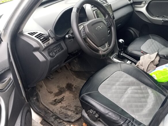2013 Chery Tiggo (T11) I Рестайлинг (FL), серебристый - вид 3