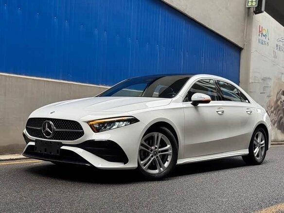 2023 Mercedes-Benz A-Класс 180 Long IV (W177) Рестайлинг, белый