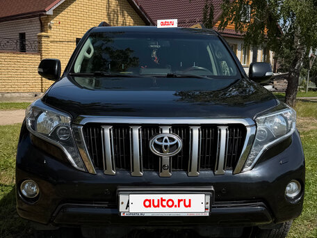 2016 Toyota Land Cruiser Prado 150 Series Рестайлинг 1, чёрный, 4800000 рублей, вид 3