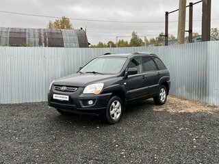 2008 Kia Sportage II Рестайлинг, чёрный, 740000 рублей, вид 1