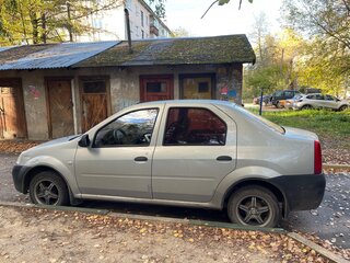 2007 Renault Logan I, серый, 231000 рублей, вид 2