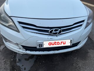 2016 Hyundai Solaris I Рестайлинг, белый, 800000 рублей, вид 2