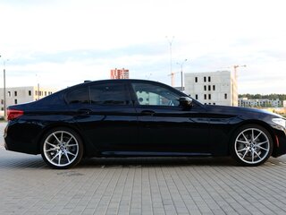 2017 BMW 5 серии 530i VII (G30/G31/G38), синий, 2490000 рублей, вид 4