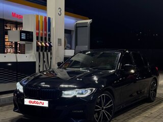 2021 BMW 3 серии 320d xDrive VII (G2x), чёрный, 3850000 рублей, вид 2