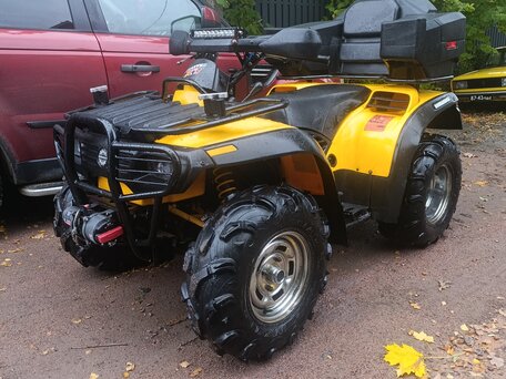 2003 BRP Can-Am Traxter X-MR, жёлтый, 270000 рублей, вид 2