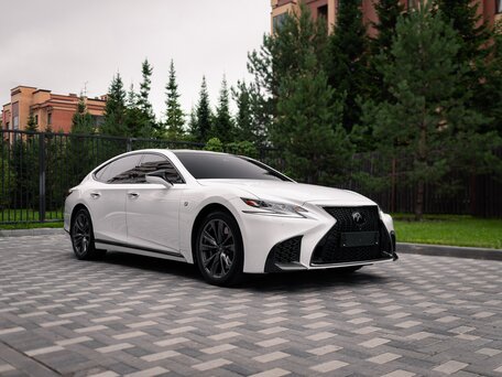 2018 Lexus LS 500 V, белый, 6500000 рублей, вид 5