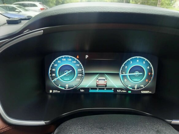 2021 Hyundai Santa Fe IV Рестайлинг, чёрный, 3200000 рублей - вид 15