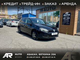 2009 Volkswagen Golf VI, чёрный, 599000 рублей, вид 1
