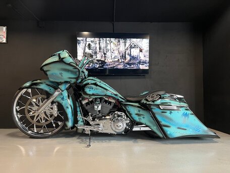 2014 Harley-Davidson Road Glide, голубой, 3150000 рублей, вид 4