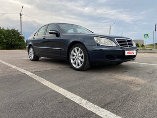 2003 Mercedes-Benz S-Класс 350 IV (W220) Рестайлинг, синий, 900000 рублей, вид 4
