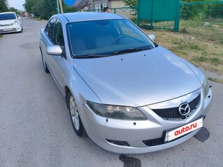 2007 Mazda 6 I (GG) Рестайлинг, серебристый, 379999 рублей, вид 2