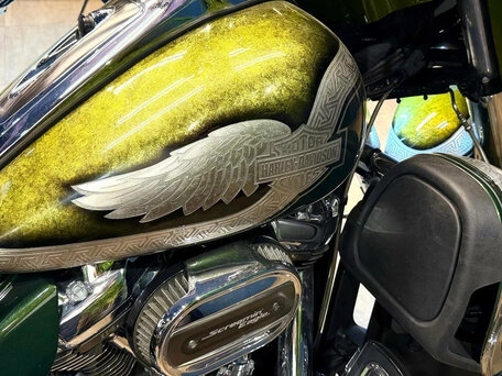 2017 Harley-Davidson CVO Limited, зелёный, 2700000 рублей, вид 5