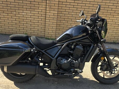 2024 Honda CMX 1100 Rebel, чёрный, 1470000 рублей, вид 4
