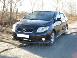 2011 Toyota Corolla Fielder X (E140, E150) Рестайлинг, чёрный, 750000 рублей, вид 2