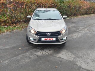 2018 Lada (ВАЗ) Vesta I, бежевый, 900000 рублей, вид 1