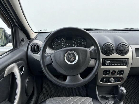 2012 Renault Logan I Рестайлинг, бежевый, 470000 рублей - вид 11