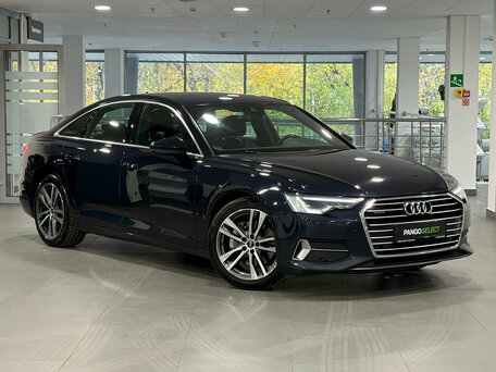 2021 Audi A6 45 TFSI V (C8), синий, 3969000 рублей, вид 3