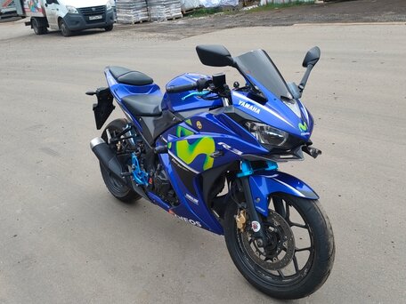 2017 Yamaha YZF-R3, синий, 499000 рублей, вид 2