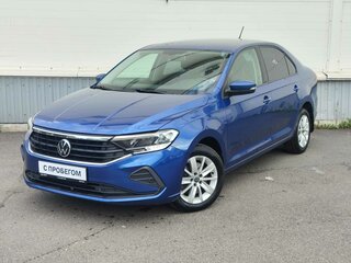 2020 Volkswagen Polo VI, синий, 1495000 рублей, вид 2