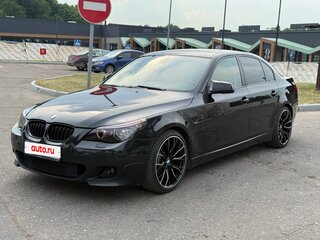 2009 BMW 5 серии 525i V (E60/E61) Рестайлинг, чёрный, 1250000 рублей, вид 1